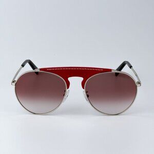 Loewe Women BRAND NEW Sunglasses LW40005U 33G Red Leather Brown Gradient Pilot